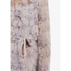 Blommig omlottklänning Lilac><noscript><img width=