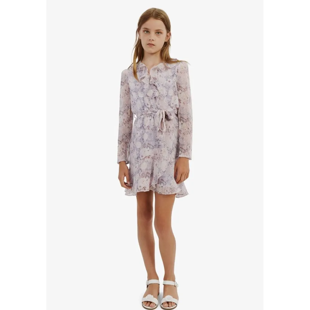 Blommig omlottklänning Lilac>Bardot Junior Discount