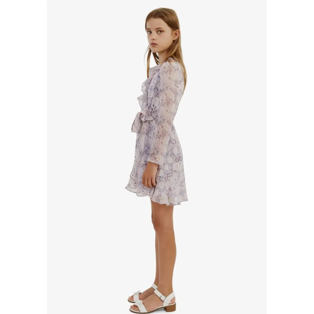 Blommig omlottklänning Lilac>Bardot Junior Discount