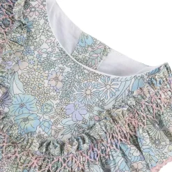 Blommig Romper Blå><noscript><img width=