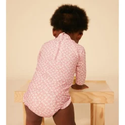 Blommig UV-Tröja Rosa>Petit Bateau Clearance