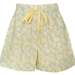 Blommiga Shorts Med Jordgubbar Gul>Paade Mode Sale