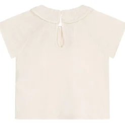 Blus För Baby Gräddvit>Petit Bateau