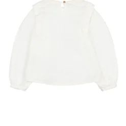 Blus Med Knäppning Ecru><noscript><img width=