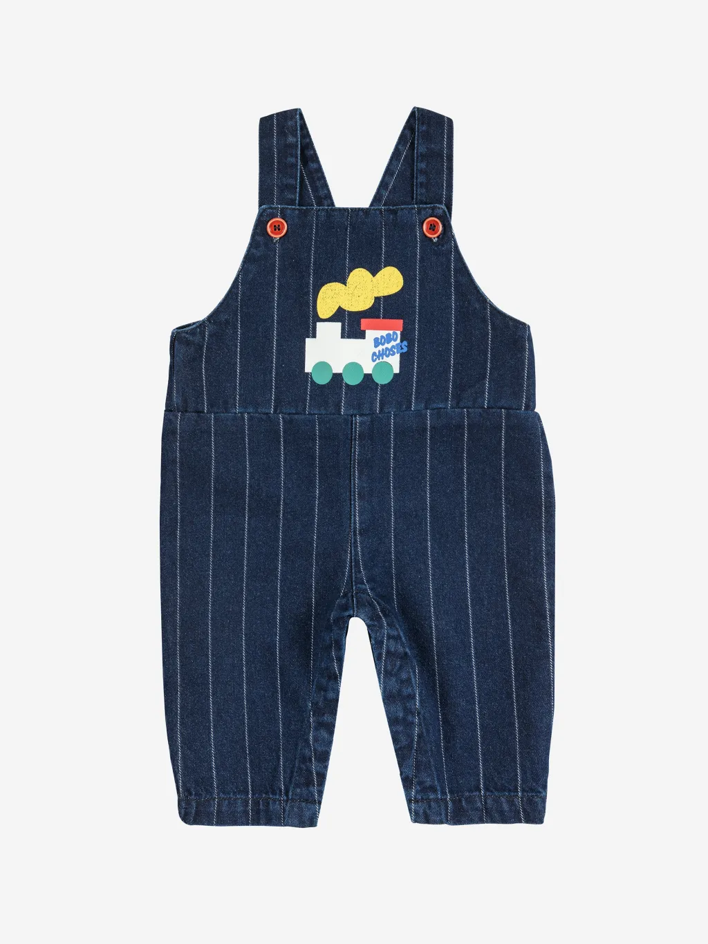 Bobo Choo Choo Hängselbyxor I Denim Midnight Blue>Bobo Choses Best