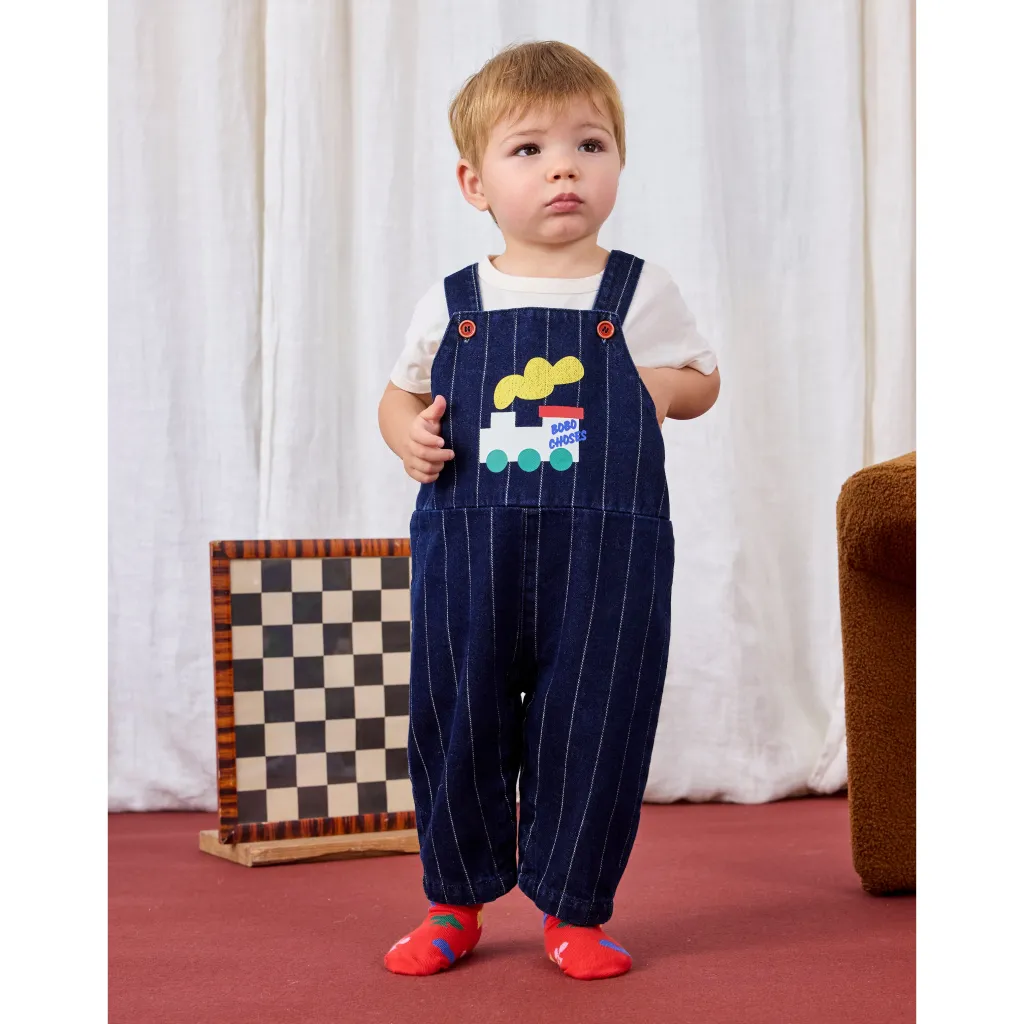 Bobo Choo Choo Hängselbyxor I Denim Midnight Blue>Bobo Choses Best