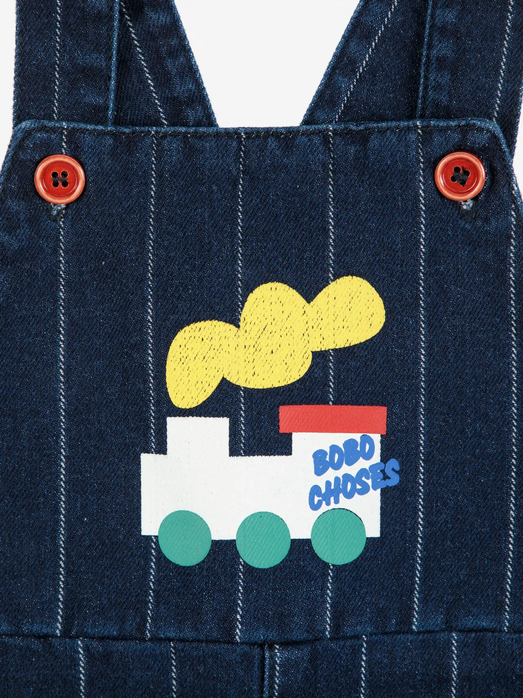 Bobo Choo Choo Hängselbyxor I Denim Midnight Blue>Bobo Choses Best