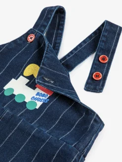 Bobo Choo Choo Hängselbyxor I Denim Midnight Blue><noscript><img width=