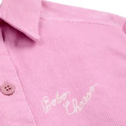 Broderad Manchesterskjorta Rosa><noscript><img width=