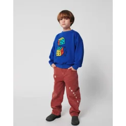 Byxor I Denim Brown><noscript><img width=