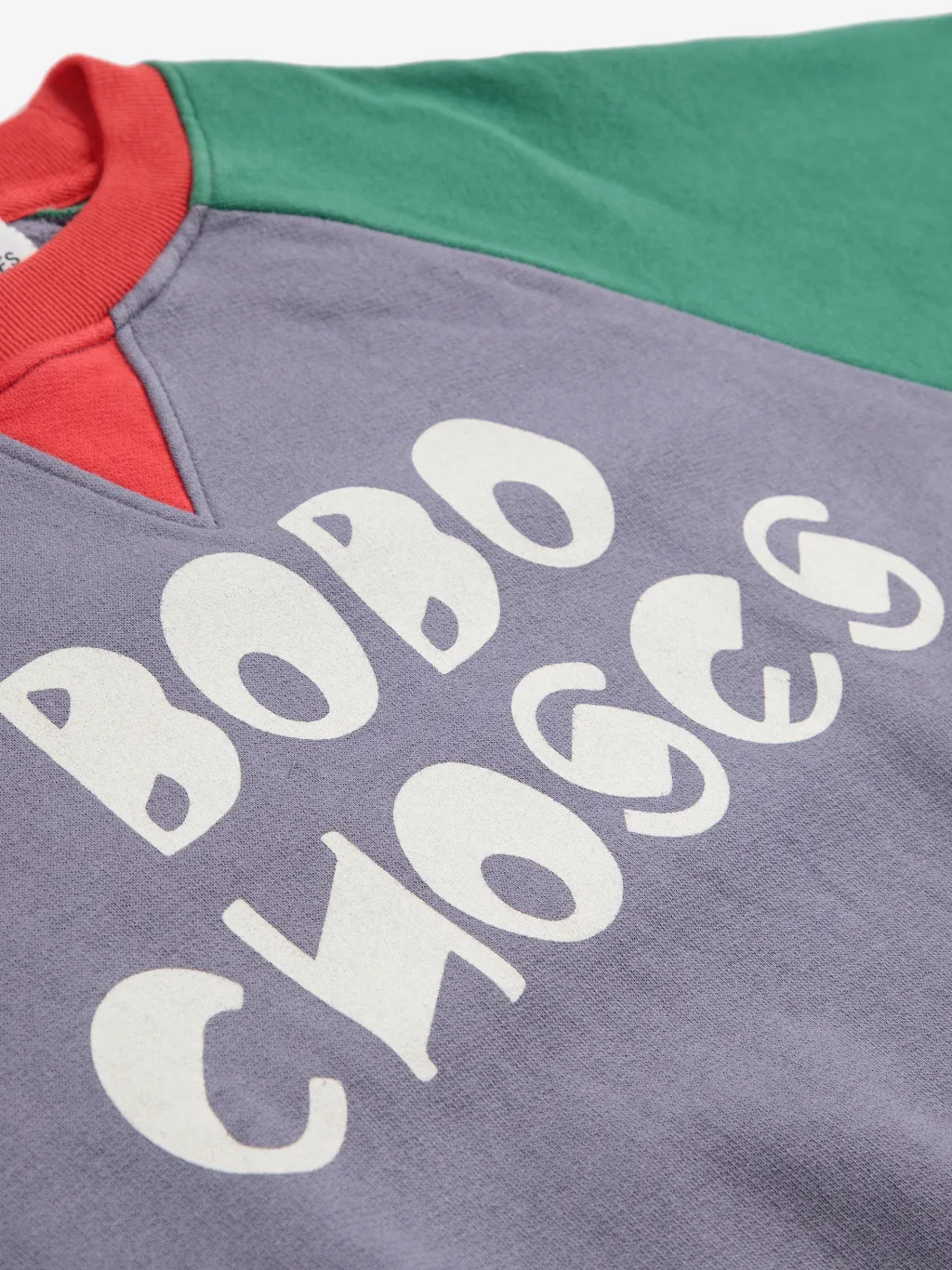Color Block Ranglan Sleeve Sweatshirt Multicolor>Bobo Choses Sale