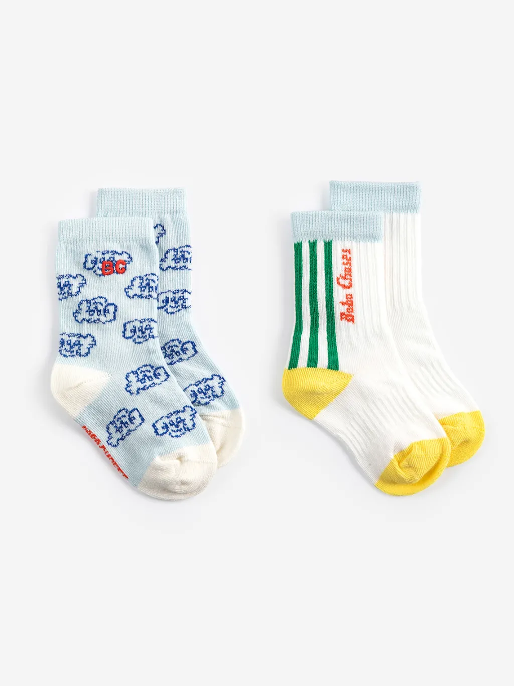 2-pack Låga Strumpor Multicolor>Bobo Choses Best