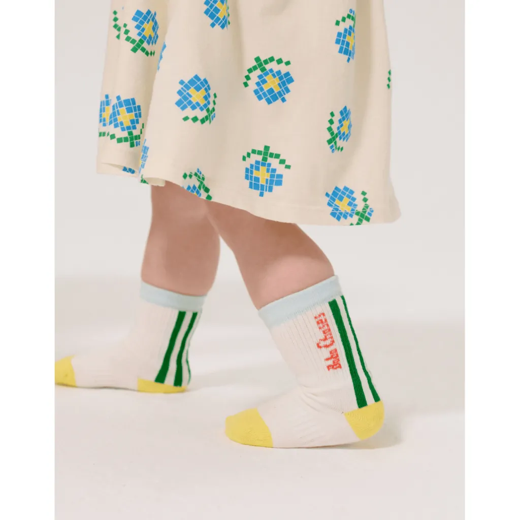 2-pack Låga Strumpor Multicolor>Bobo Choses Best
