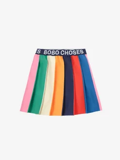 Bobo Color Block Plisserad Kjol Multicolor>Bobo Choses Hot