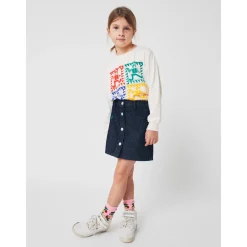 Bobo Denim Kjol Navy Blue><noscript><img width=