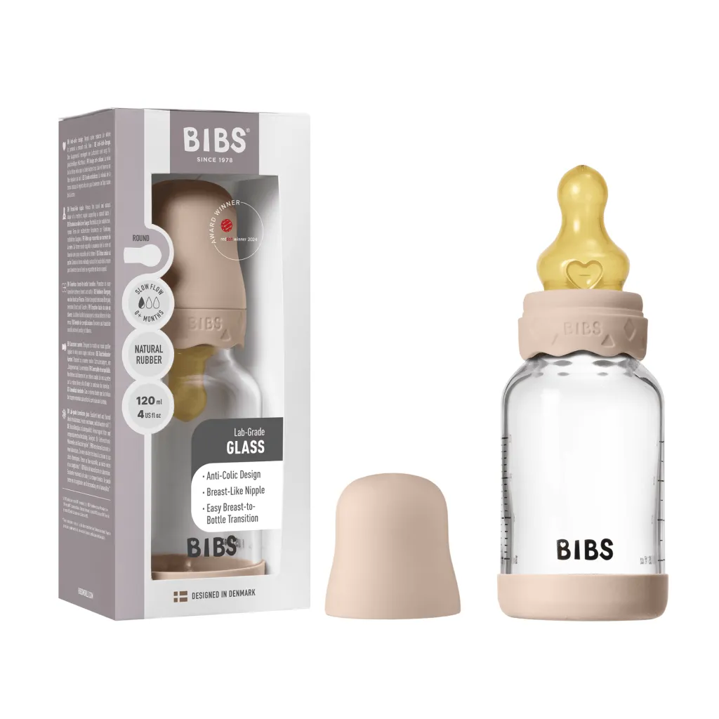 Boheme Nappflaska I Glas 120 Ml Blush>BIBS