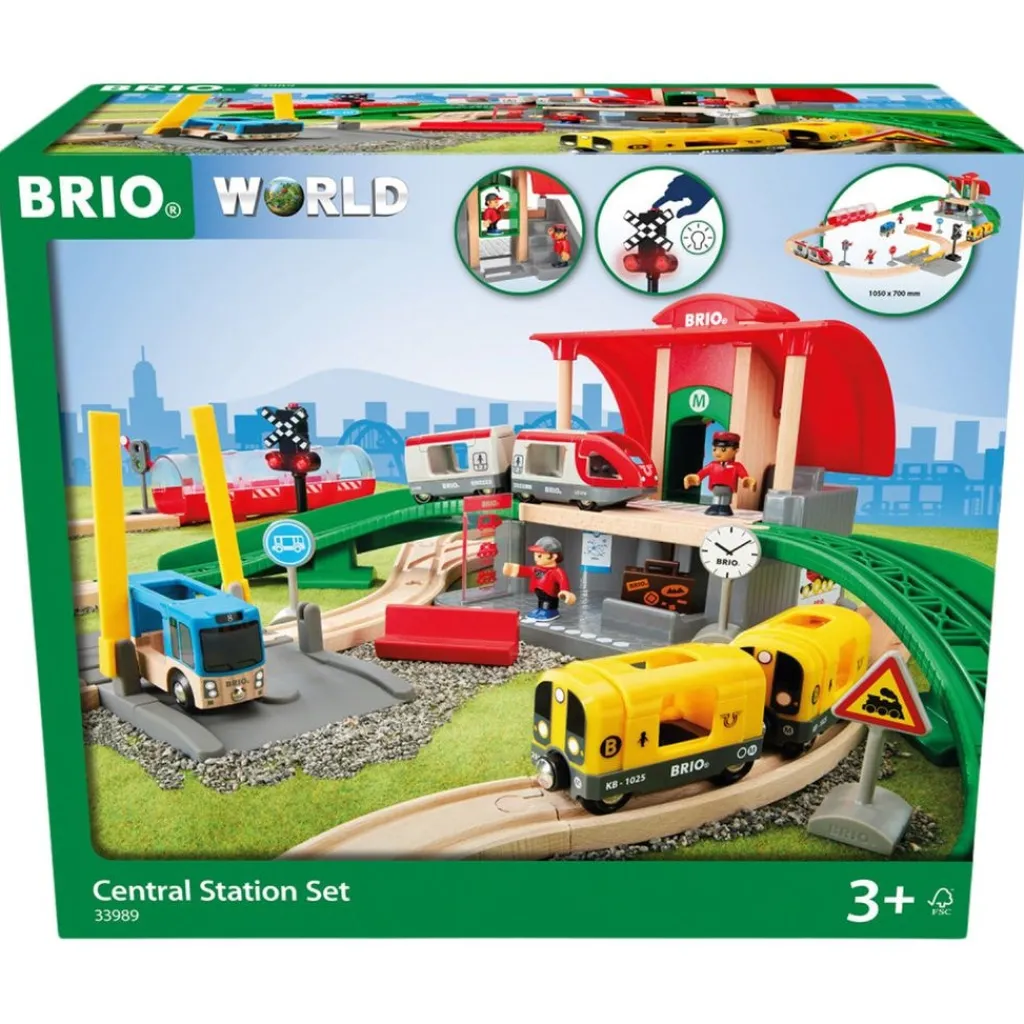 ® World - 33989 Central Station Tågset>BRIO Online