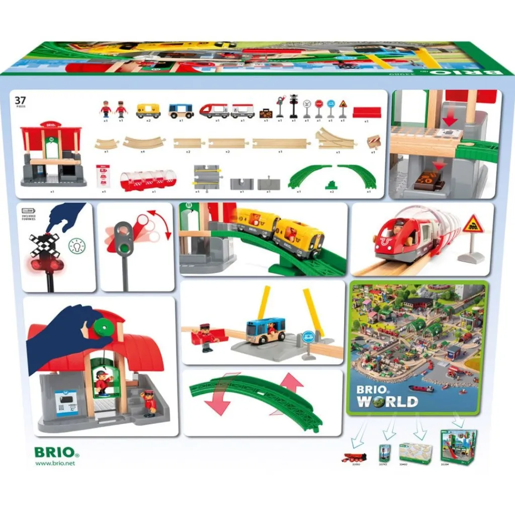 ® World - 33989 Central Station Tågset>BRIO Online