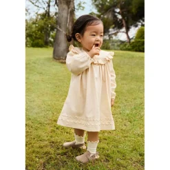 Cailin Long-Sleeved Dress Brazilian Sand>Molo New