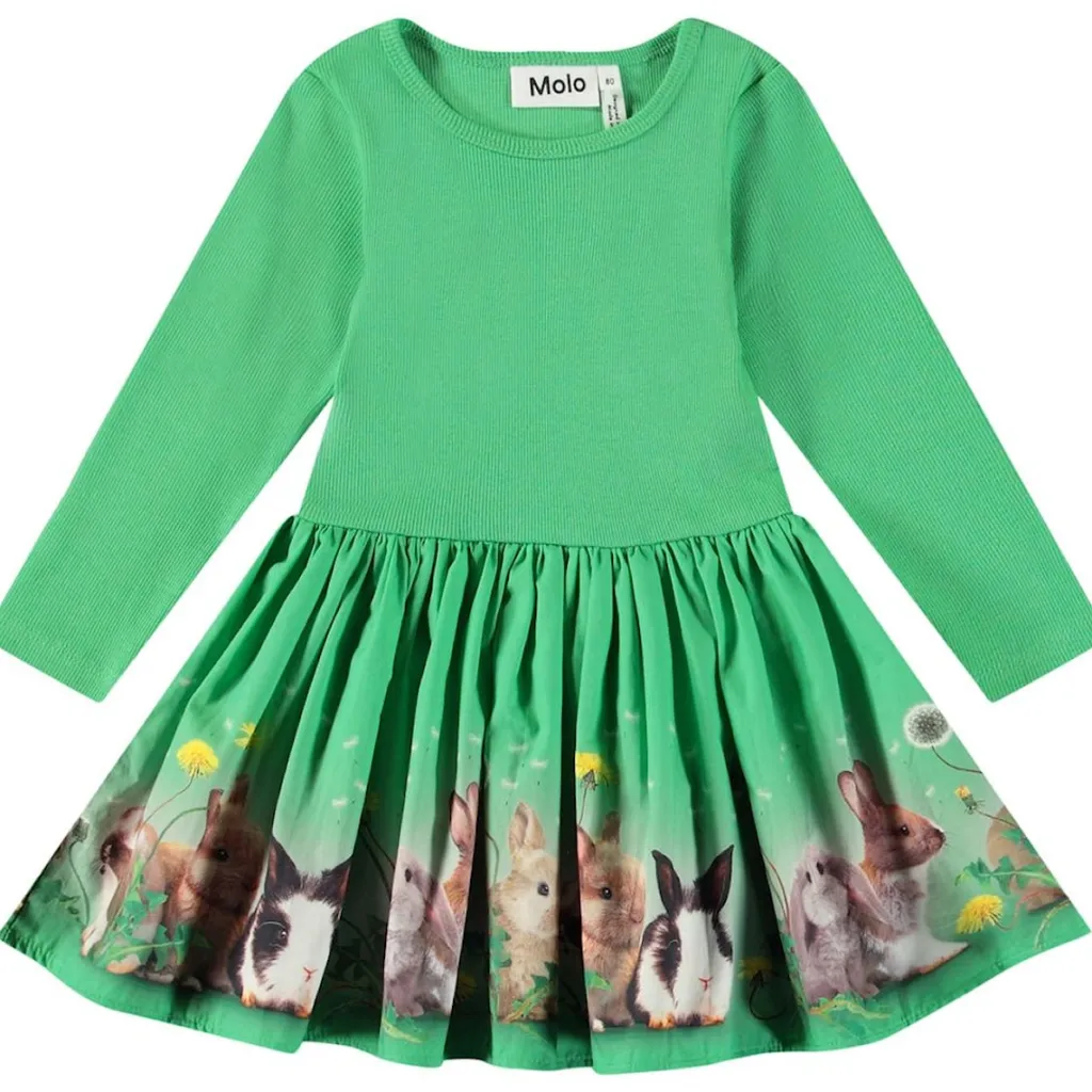 Candi Long-Sleeved Dress Bonnie Patch>Molo Online