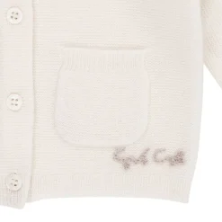 Cashmere Classic Baby Cardigan Cream><noscript><img width=