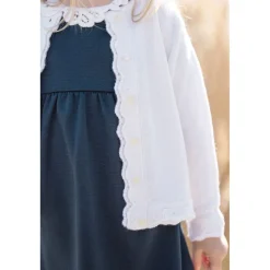 Casual klänning i polyblend Navy><noscript><img width=