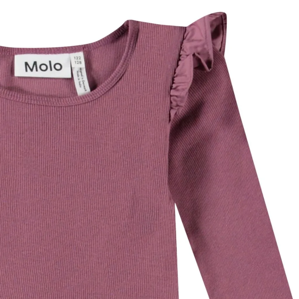 Cathi Long-Sleeved Dress Tulip>Molo Outlet