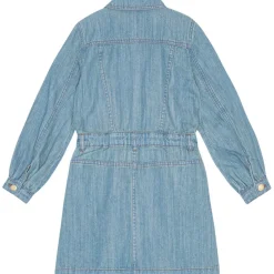 Chaya Jeansklänning Washed Denim Blue>Molo Sale