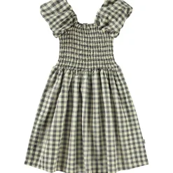 Cherisla Short-Sleeved Dress Sun Check>Molo New