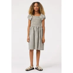 Cherisla Short-Sleeved Dress Sun Check>Molo New