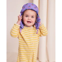 Cherry Mönstrad Mössa För Baby Lila><noscript><img width=