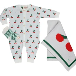 Cherry Stickat Gåvoset Naturvit><noscript><img width=