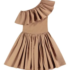 Chloey Short Sleeve Dress Sandalwood>Molo Best