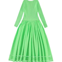 Cibelle Long-Sleeved Dress Green Vibes>Molo Best