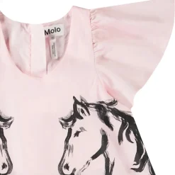 Cinda Short-Sleeved Dress Folklore Horses><noscript><img width=