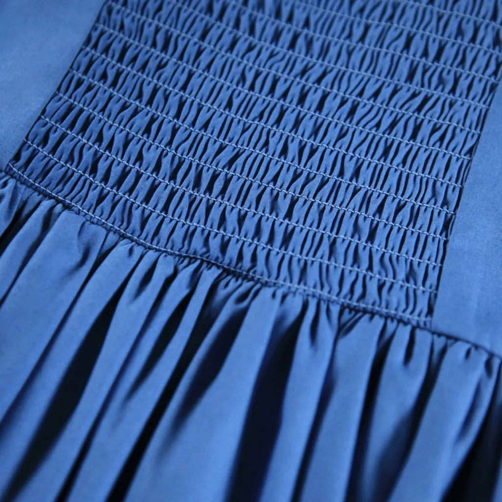Ciris Långärmad Klänning Mystic Blue>Molo Best