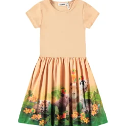 Cissa Short-Sleeved Dress Jungle Games>Molo Hot