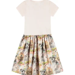 Cissa Short-Sleeved Dress Festival Friends>Molo Outlet