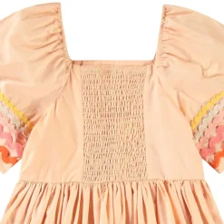 Clotilde Short-Sleeved Dress Pale Melon>Molo Discount