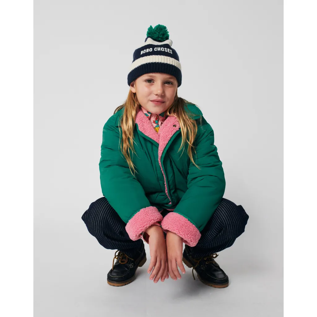 Clover Vändbar Jacka I Fårskinn Green>Bobo Choses Sale