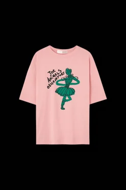 Collie T-shirt Soft Pink>The Animals Observatory Clearance