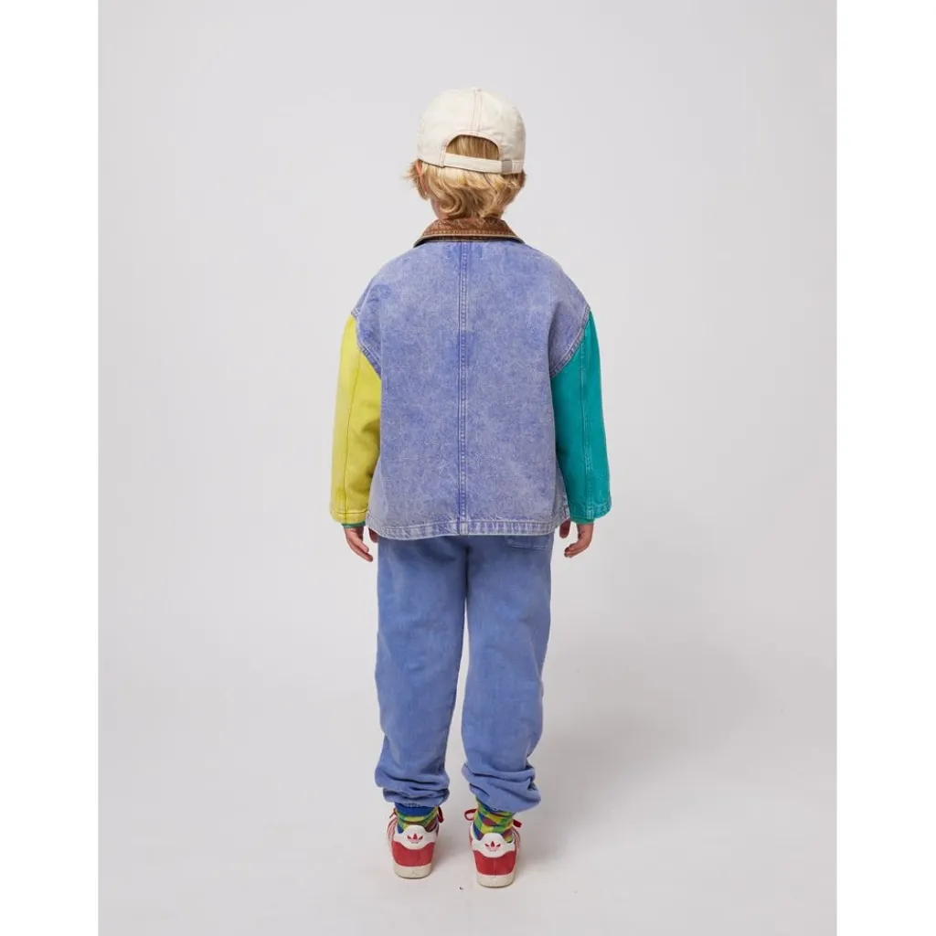 Color Block Jeansjacka Multicolor>Bobo Choses Clearance