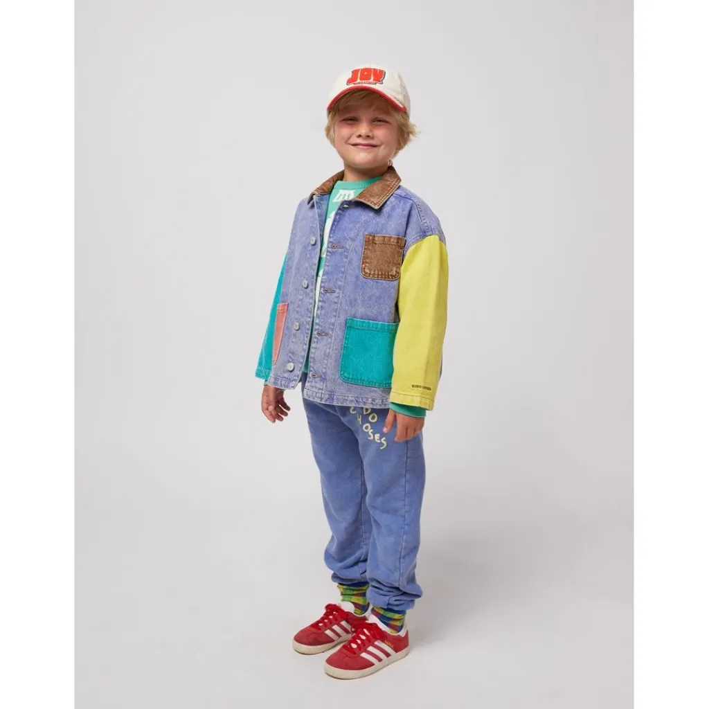 Color Block Jeansjacka Multicolor>Bobo Choses Clearance