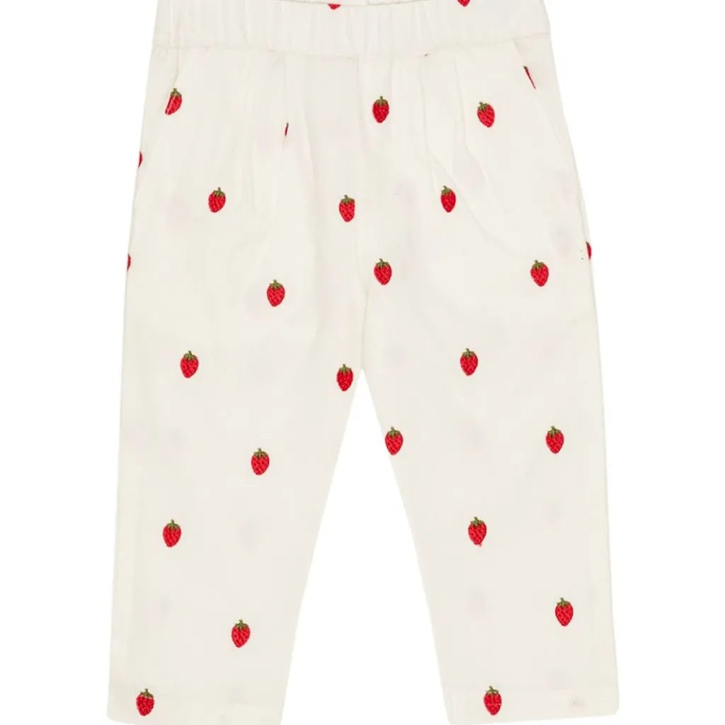 Cora Byxor White Denim Berry>Flöss New