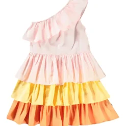 Cora Short-Sleeved Dress Charlotte Pink>Molo Best