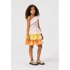 Cora Short-Sleeved Dress Charlotte Pink>Molo Best