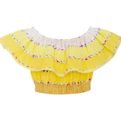 Crop Top Sunrise Yellow>Paade Mode Online