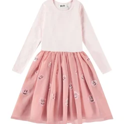 Cyrus Long-Sleeved Dress Charlotte Pink>Molo Discount