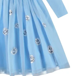 Cyrus Long-Sleeved Dress Day Sky>Molo Best