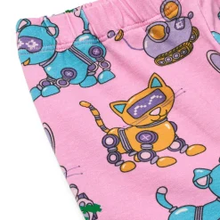 Dabinett With Robot Pets Leggings Pink Lilac><noscript><img width=